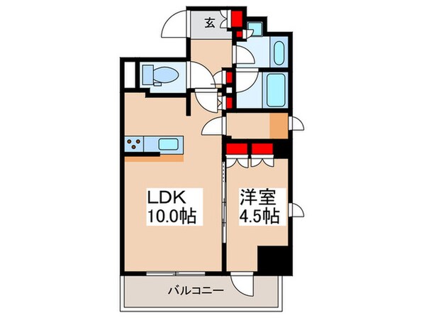 ベルファース錦糸町Ｓｏｕｔｈの物件間取画像